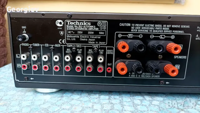 Technics, снимка 5 - Ресийвъри, усилватели, смесителни пултове - 48980432