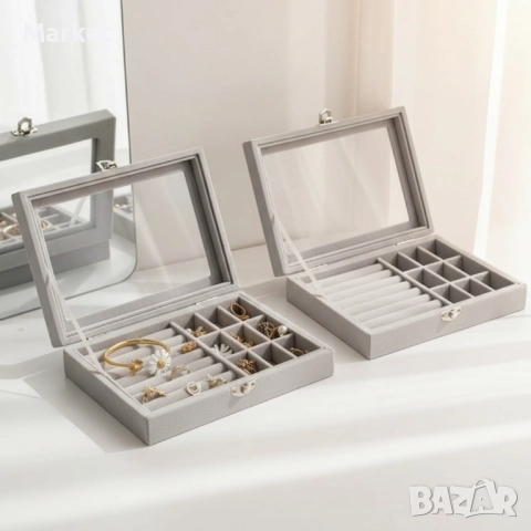 Кутия за съхранение на бижута – 24 места за перфектен ред, снимка 2 - Други - 51811873
