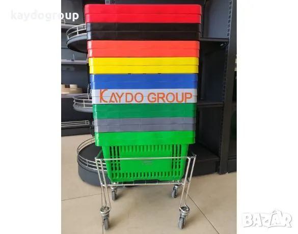 Нови! Налични! Пластмасови кошници за магазин 22л. - НОВИ, различни цветове!!! Търговско оборудване!, снимка 16 - Друго търговско оборудване - 42592193