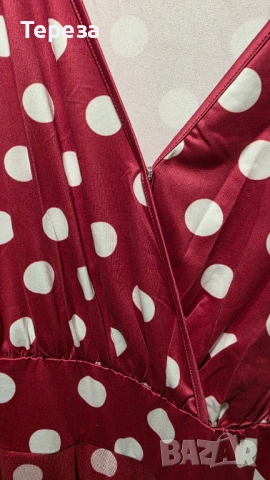🆕 Рокля на точки/ 2XL-3XL, снимка 8 - Рокли - 50132222