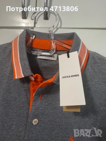 Jack & Jones мъжка тениска / поло, размер S, снимка 3 - Тениски - 53155781