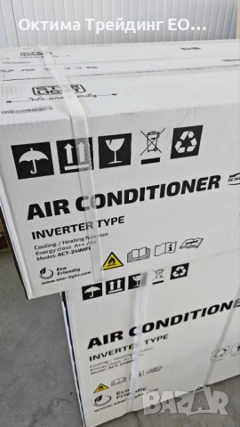 Климатик Star-Light ACT-24WIFI, Control WiFi, 3D Inverter, 24000 BTU, Функция отопление, Клас A++, Д, снимка 6 - Климатици - 52929404