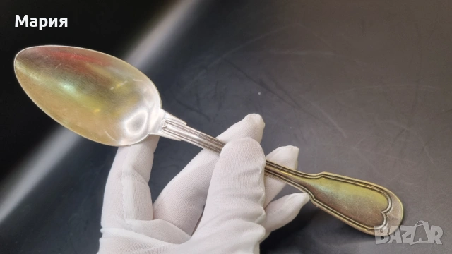 Сребърна лъжица проба 800- колекционерска