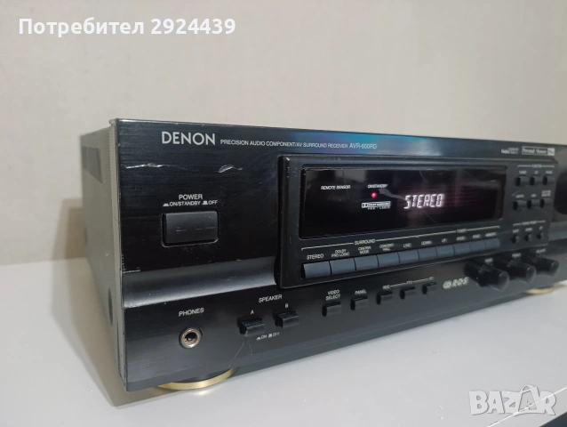 DENON AVR600RD, снимка 3 - Ресийвъри, усилватели, смесителни пултове - 53066482