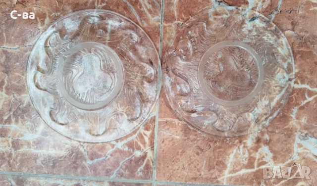 Фруктиера /купа и чинийки - стъклени , снимка 5 - Аксесоари за кухня - 53744015