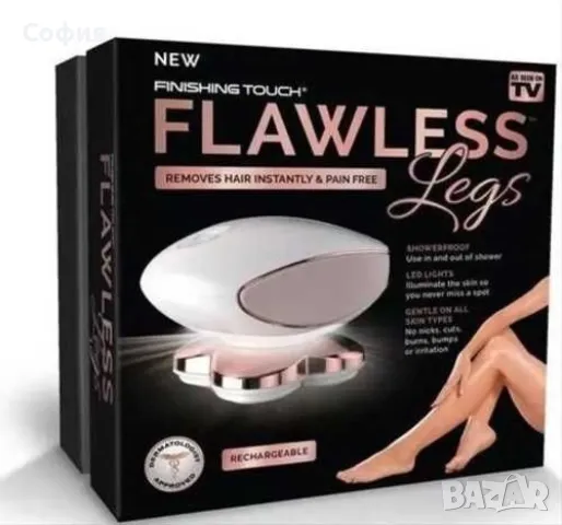 ПРОМОЦИЯ! Универсален епилатор за сухо и мокро обезкосмяване Flawless Legs, снимка 16 - Епилатори - 47383725