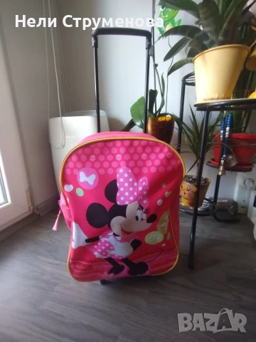 Детски куфар с колелца" Minnie Mouse ", снимка 1