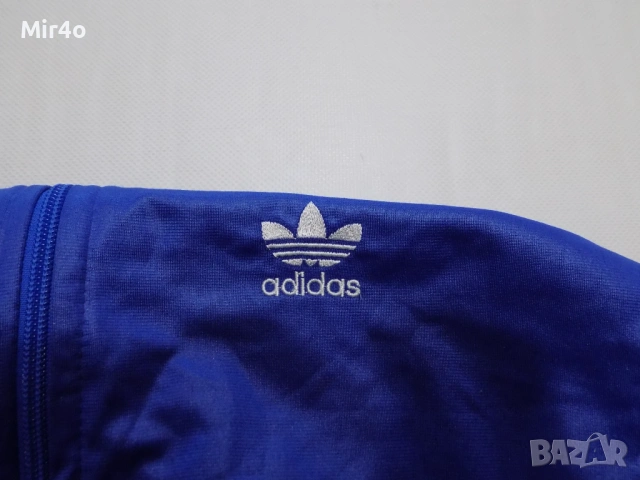 горнище adidas vintage retro адидас худи яке суичър блуза фанела екип футболно мъжко оригинално L, снимка 4 - Спортни дрехи, екипи - 48409918