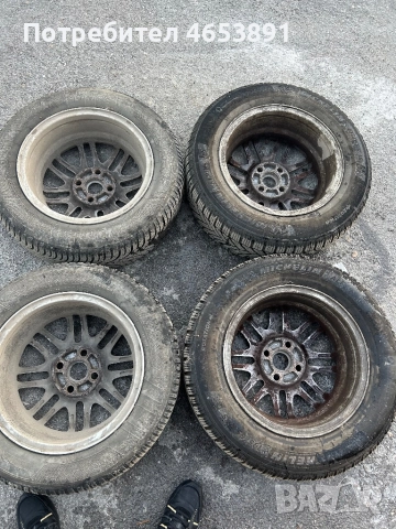 195/65/15 зимни гуми 2те са мишелин другите 2 клебар с оригинални джанти на форд цена 300! телефон з, снимка 10 - Гуми и джанти - 52447284