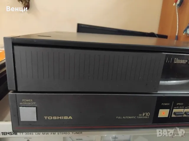 TOSHIBA SR-V10  Рядък  грамофон с тангенциално рамо, снимка 5 - Грамофони - 46842553