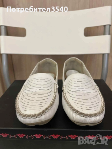 Бели мокасини Ramarim, снимка 2 - Дамски ежедневни обувки - 53577263
