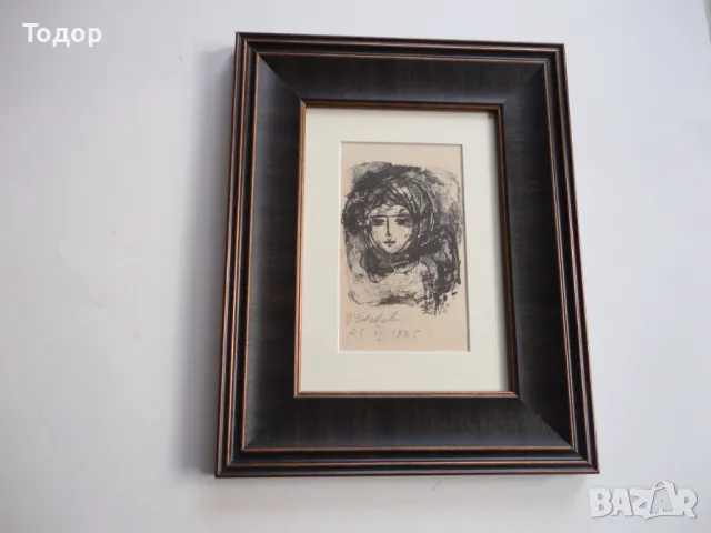 Картина Златка Дъбева 1975, снимка 8 - Картини - 50264957