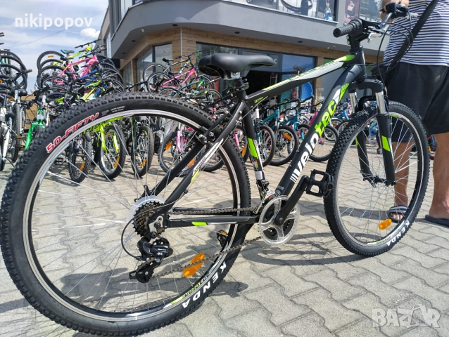 SPRINT Алуминиев велосипед 29" Velotec PRO черен/зелен, снимка 10 - Велосипеди - 53563901