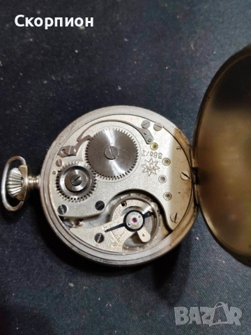 Джобен часовник - JUNGHANS - ГЕРМАНИЯ - ПЕРФЕКТЕН, снимка 11 - Джобни - 49241222