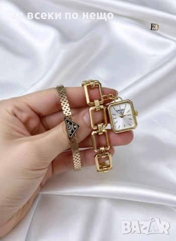 Prada Комплект Гривна С Часовник Прада Код SK266, снимка 2 - Бижутерийни комплекти - 52596766