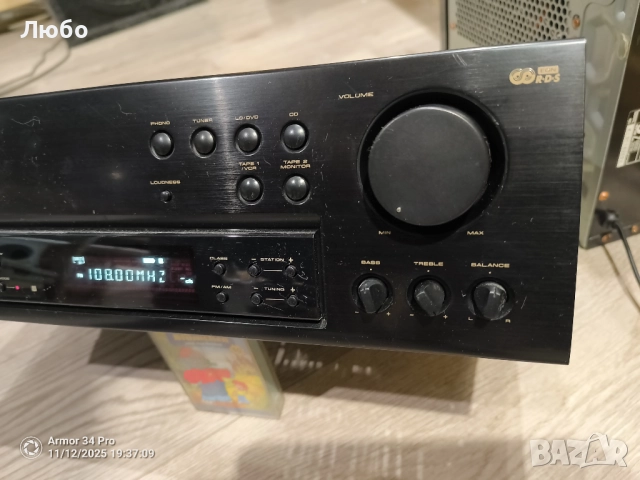 Усилвател ресиивър PIONEER SX-205 rds, снимка 2 - Ресийвъри, усилватели, смесителни пултове - 52393097