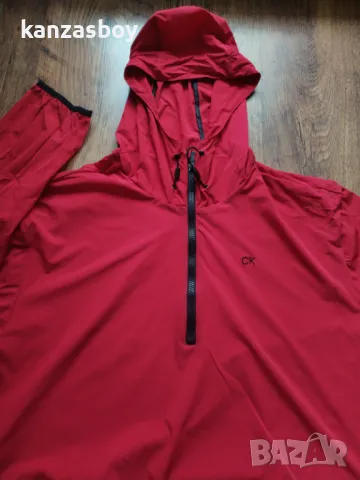 calvin klein golf - мъжка ветровка-горнище КАТО НОВО 2ХЛ, снимка 3 - Спортни дрехи, екипи - 49815700