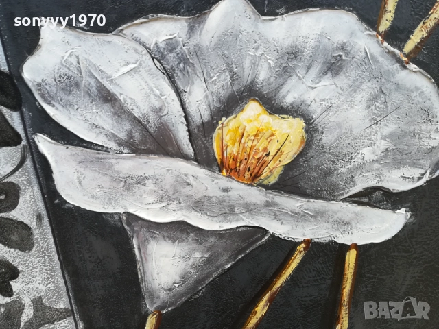 КАРТИНА С ЦВЕТЕ 60Х60СМ 1510251604, снимка 11 - Картини - 52064318
