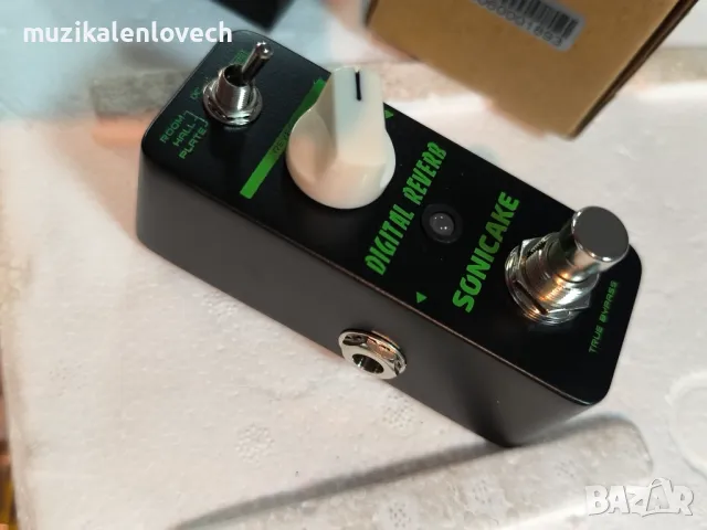 SONICAKE Digital Reverb Room Hall Plate Guitar Effects Pedal - Реверб педал за ел китара /НОВ/, снимка 3 - Китари - 35978475