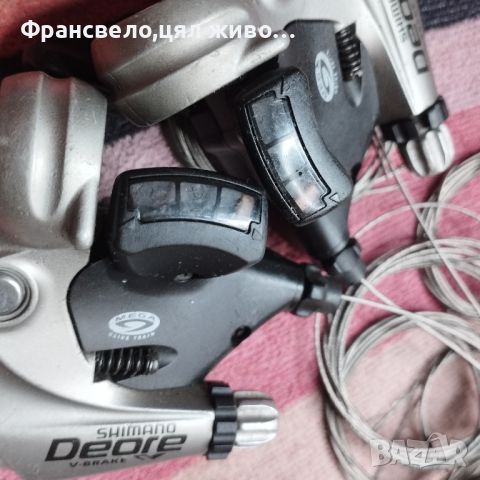 Комбинирани команди 27 скорости за велосипед колело Shimano deore , снимка 4 - Части за велосипеди - 46767725