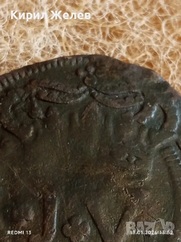 Сребърна монета 10 рейс 1721г. Жоао пети Португалия рядка 52601, снимка 6 - Нумизматика и бонистика - 53084817