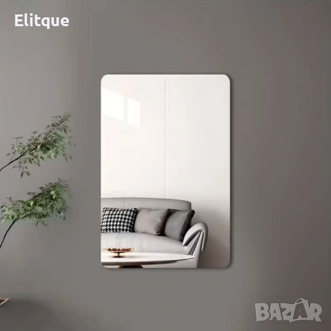 Самозалепващо се акрилно огледало Овал / Правоъгълник, снимка 4 - Други стоки за дома - 53127728