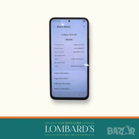 Samsung А54 5G 256 GB, N: 37276