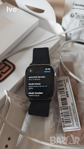 Apple Watch 10 46mm Rose Gold, снимка 5 - Смарт часовници - 53457740