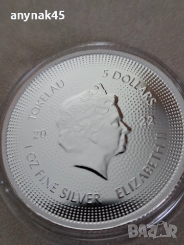 Сребро 1 oz. icon Мерелин Монро, снимка 4 - Нумизматика и бонистика - 53481097