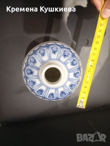 Порцеланова маркирана колекционерска ваза, снимка 6 - Антикварни и старинни предмети - 52446888