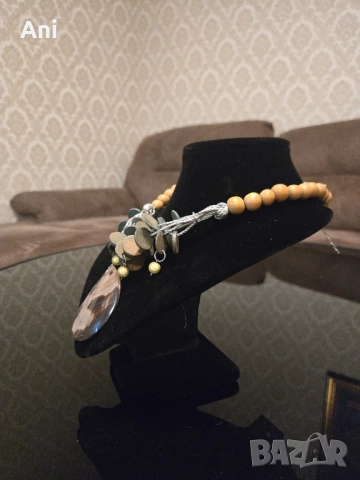 Масивен гердан РЪЧНА ИЗРАБОТКА, снимка 2 - Колиета, медальони, синджири - 52466907