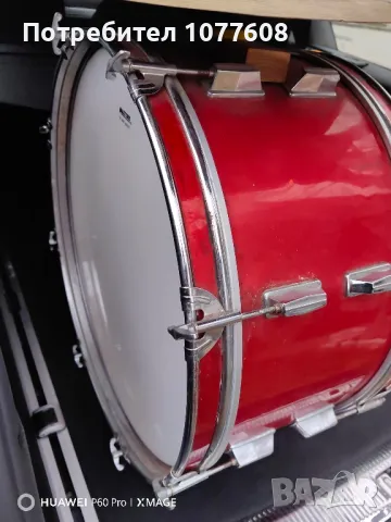 БАС КАСА/МАРШОВ БАРАБАН/ТЪПАН 22 ИНЧА С ЧИНЕЛИ И КИЯК, снимка 15 - Ударни инструменти - 49816340