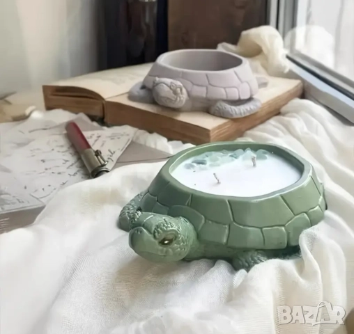 Молд кашпа костенурка , снимка 5 - Форми - 51501012