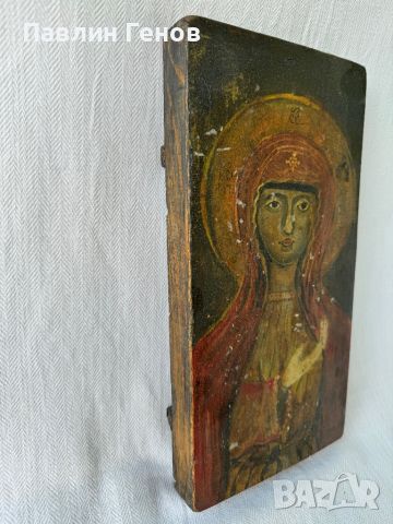 Много Стара икона , 31.5 х 16см , Антика, снимка 5 - Антикварни и старинни предмети - 45543883