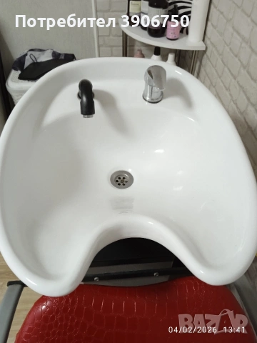 фризьорски стол мивка , снимка 3 - Фризьорски столове - 53353087