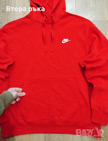 Nike fleece горнище мъжка оригинален , снимка 9 - Спортни дрехи, екипи - 52997105
