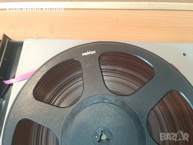 оригинални пластмасови ролки с ленти "TDK, MAXELL,REVOX"/26 см./, снимка 15 - Декове - 50521613