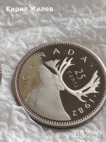 Лот монети 6 броя Канадски долари, центове непипани мат гланц перфектно състояние 42636, снимка 5 - Нумизматика и бонистика - 45021042