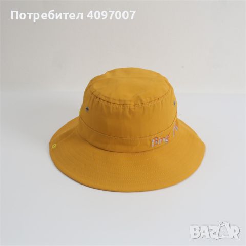 Лятна детска рибарска шапка Bing Ni с голяма периферия за момчета и момичета, снимка 2 - Шапки - 46381788