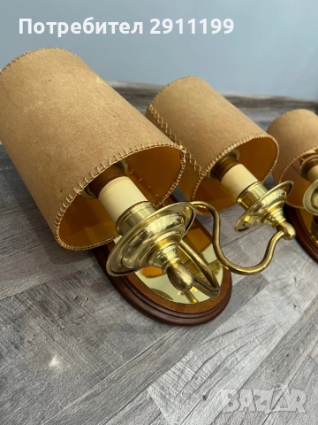 Аплик / лампа за стена, комплект от 2 бр., снимка 5 - Други - 52429474