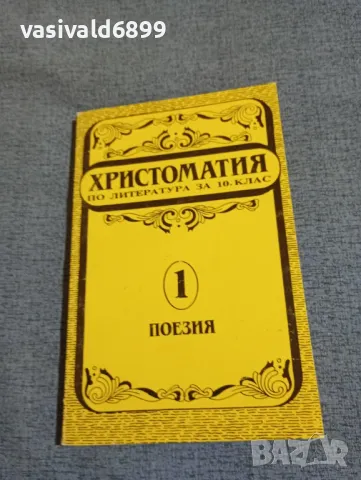 Христоматия по литература за 10 клас , снимка 1 - Учебници, учебни тетрадки - 48449088