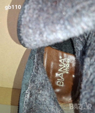 Дамски ботуши от естествена кожа BIANA, снимка 6 - Дамски ботуши - 52108952