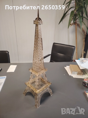 Метална фигура на Айфелова кула-60 см., снимка 5 - Декорация за дома - 52331051
