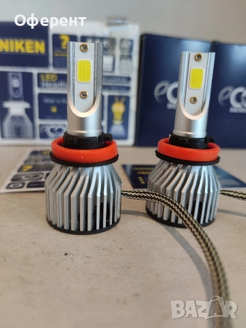 Led крушки H11/H8 NIKEN 40w. 12/24v., снимка 2 - Части - 52891575