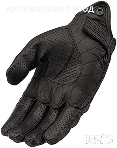 Перфорирани кожени ръкавици за Мотор/Скутер/АТВ - размер M, L, XL, 2XL., снимка 3 - Аксесоари и консумативи - 49852106