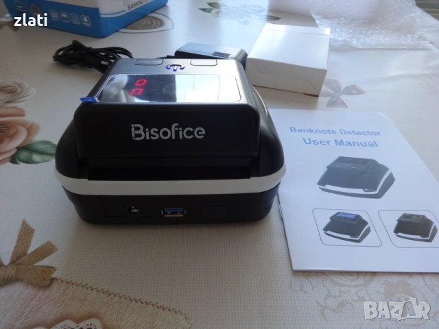 Детектор за фалшиви банкноти AL130 с батерия и зарядно, снимка 4 - Друга електроника - 53336483