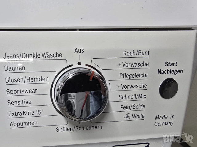 Пералня BOSCH Logixx 8 ГЕРМАНИЯ А +++ 8кг/1400 оборота, снимка 9 - Перални - 53185477