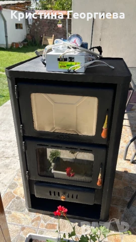 Продавам камина с водна риза и нов ups , снимка 1