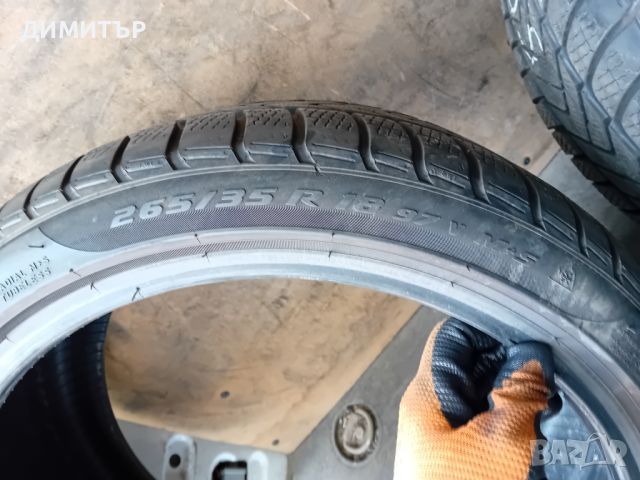 2бр.зимни гуми Pirelli 265 35 18  dot4317 цената е за брой!, снимка 7 - Гуми и джанти - 46144836