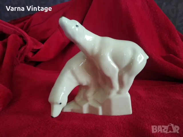 Колекционерска порцеланова фигурка Полярни мечки., снимка 5 - Антикварни и старинни предмети - 49927285